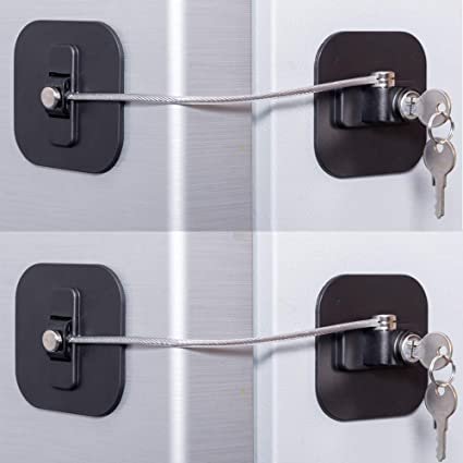 BAOWEIJD Refrigerator Child Lock with Keys