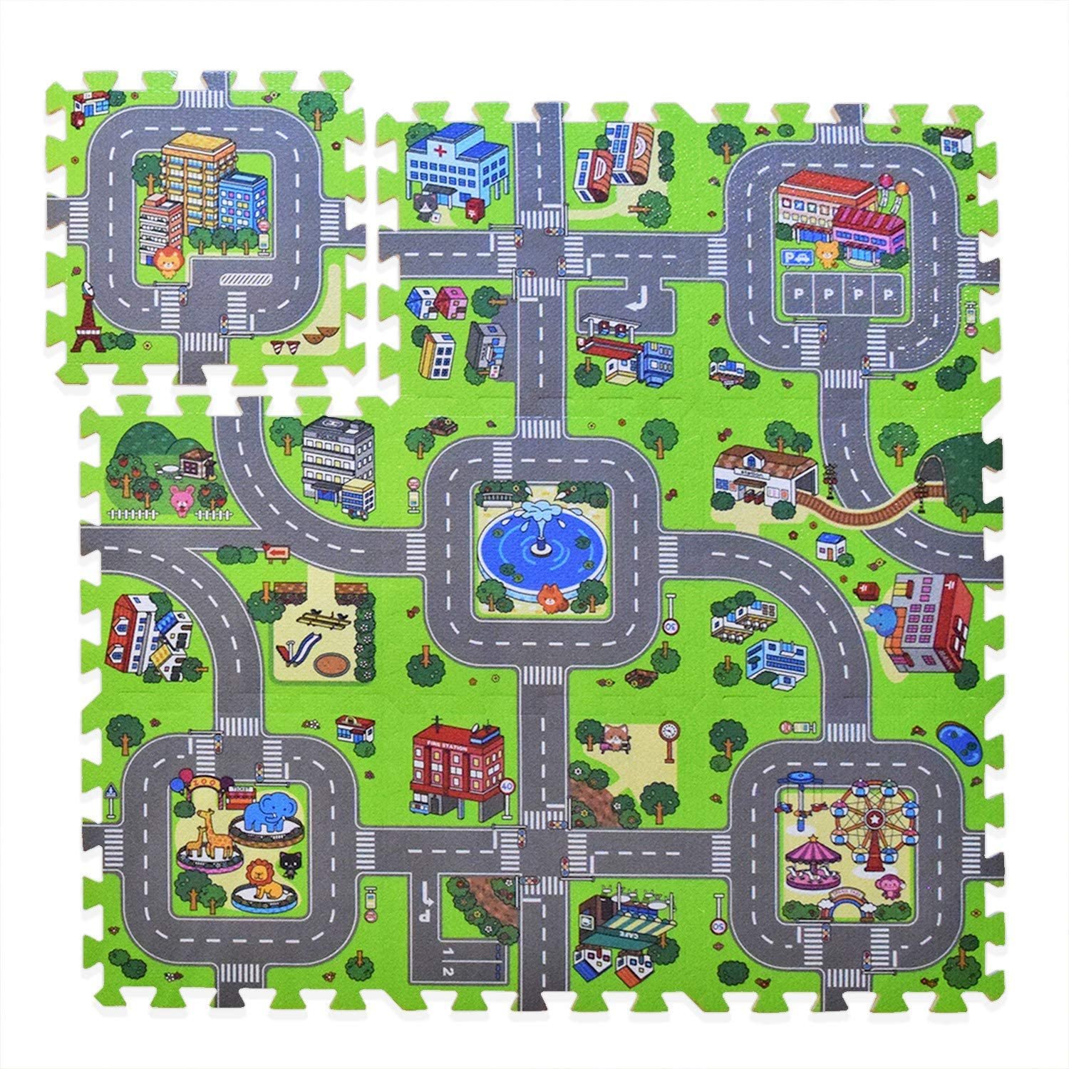 Exultimate Play Mat Road Toy Foam