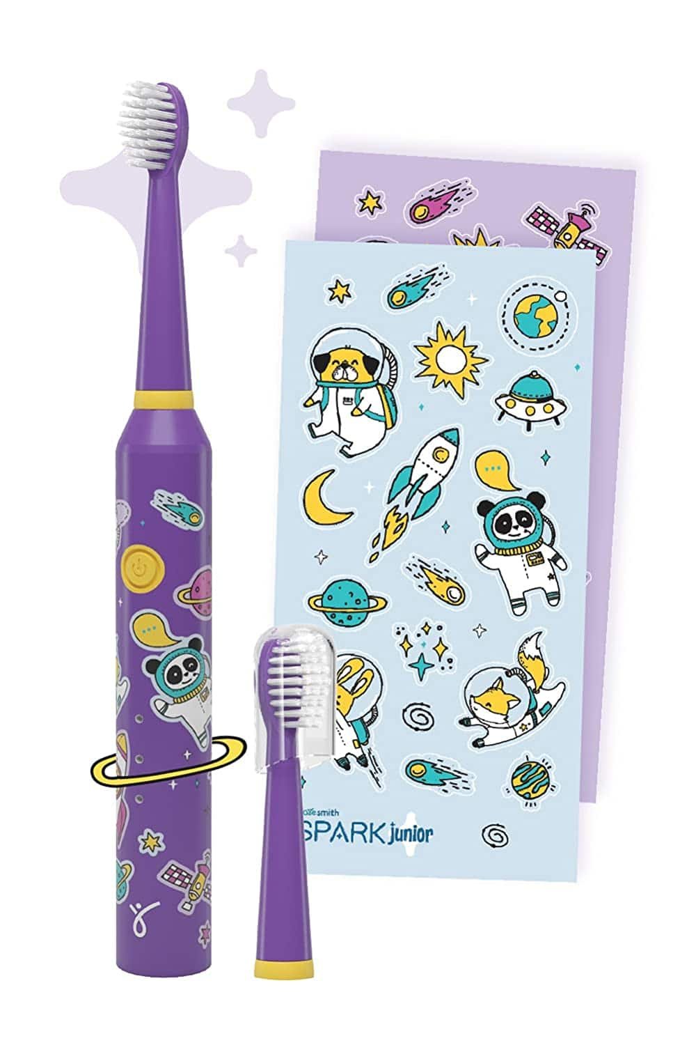 10. Caresmith SPARK Junior Rechargeable Electric Toothbrush for Kids Space Edition: 