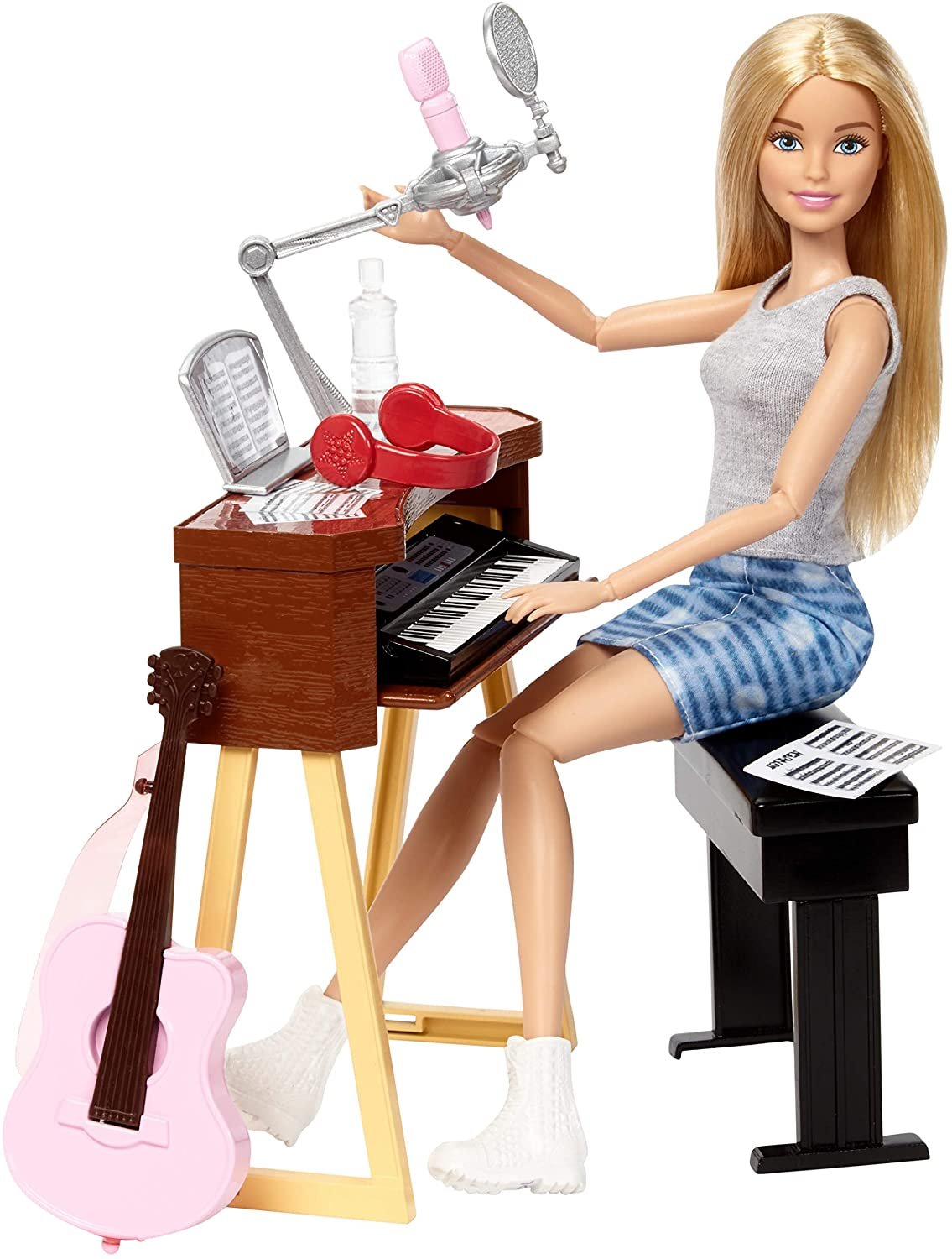 6. Barbie Musician Doll with Musical Instruments