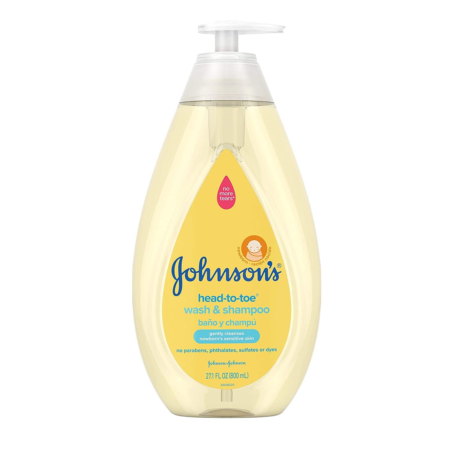 8. Johnson's Head-To-Toe Gentle Tear-Free Baby Shampoo